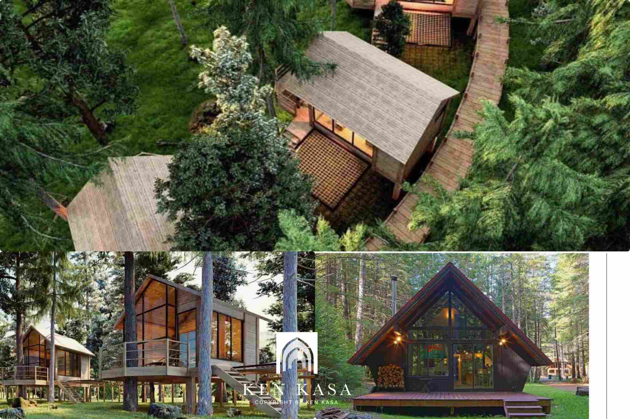 Mẫu nhà gỗ homestay đẹp cho vùng núi 